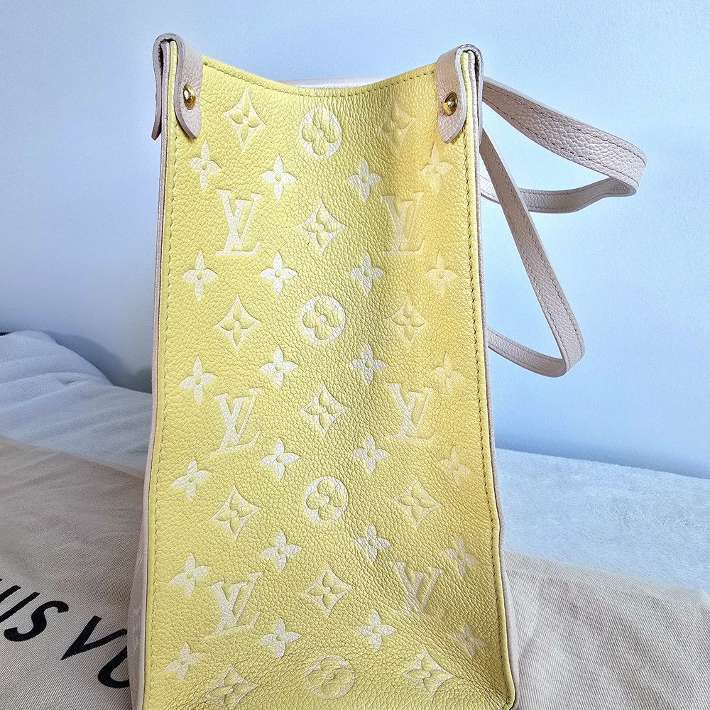 AUTHENTIC Louis Vuitton OnTheGo MM Limited Edition Spring In The City Empreinte - Picture 6 of 15